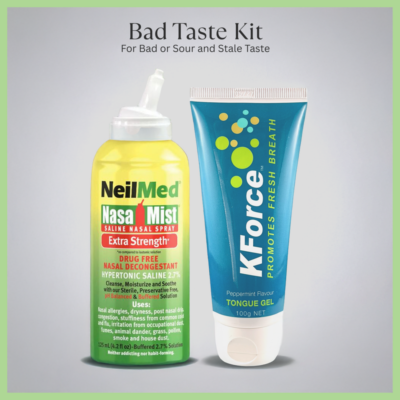 Taste Support Kit. Targeted Help for Persistent Issues.
