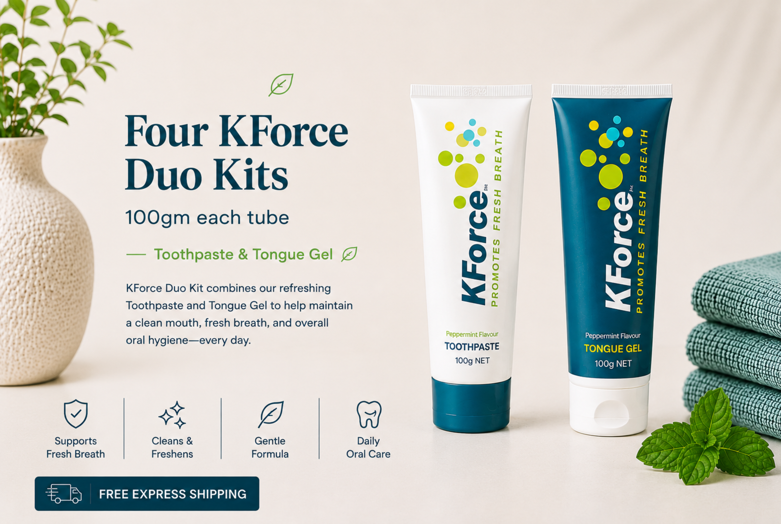 SAVE 40% with KForce Duo Kit