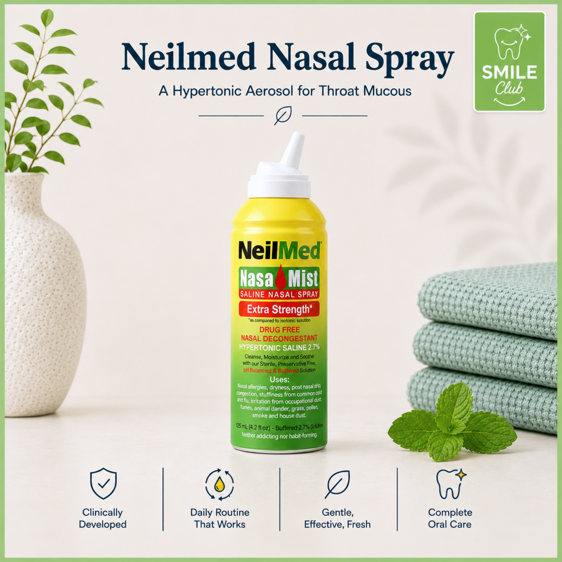 NeilMed Nasal Spray x4 - 20% OFF